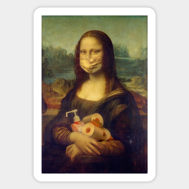 Gioconda Sticker by timegraf